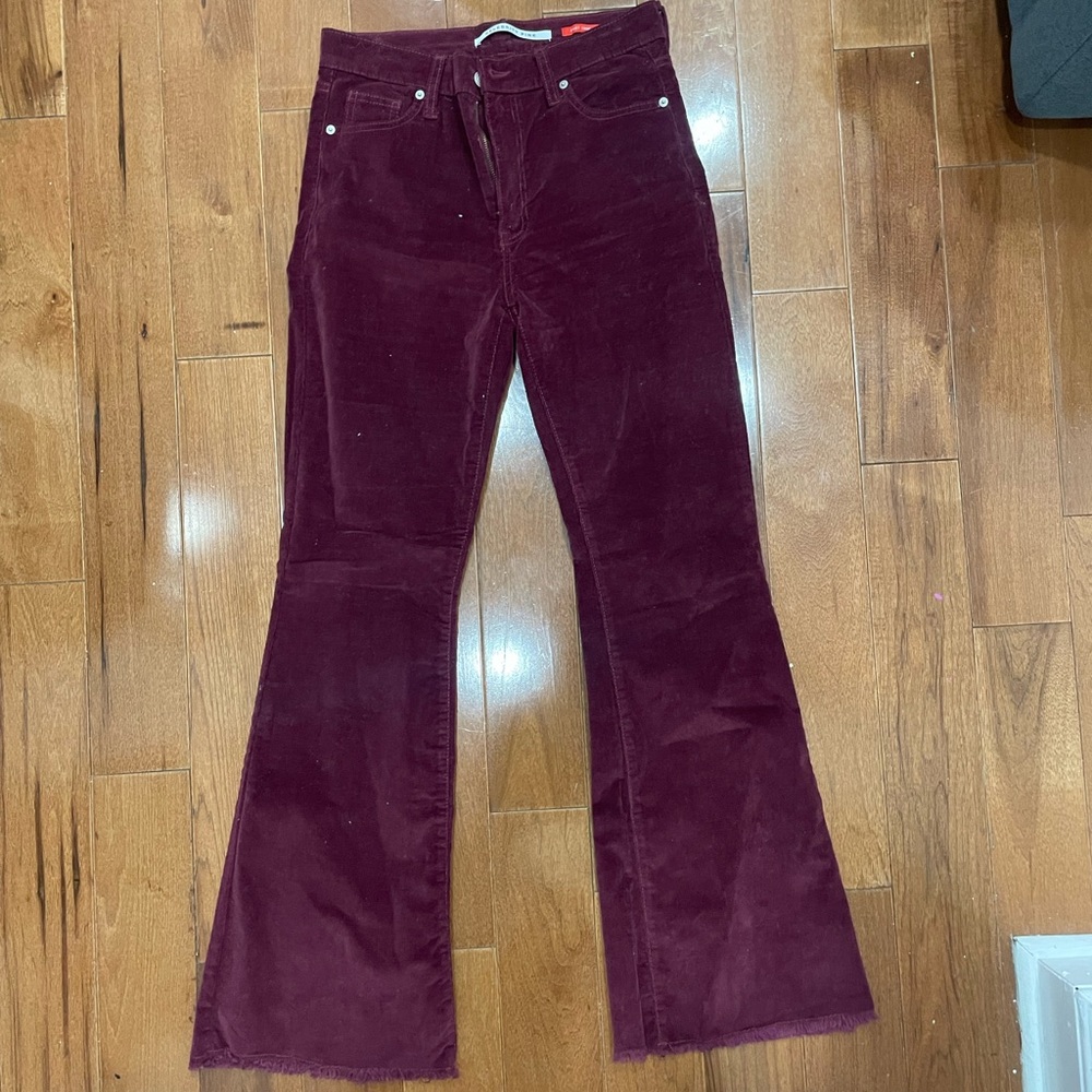 Celebrity Pink High Rise Corduroy Flare